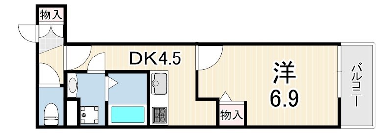 クレアール塚口1 間取り