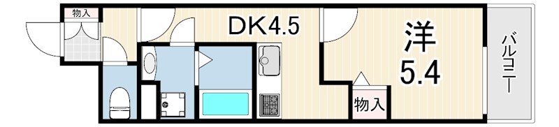 クレアール塚口1 間取り
