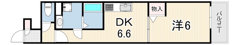 クレアール塚口1 間取り