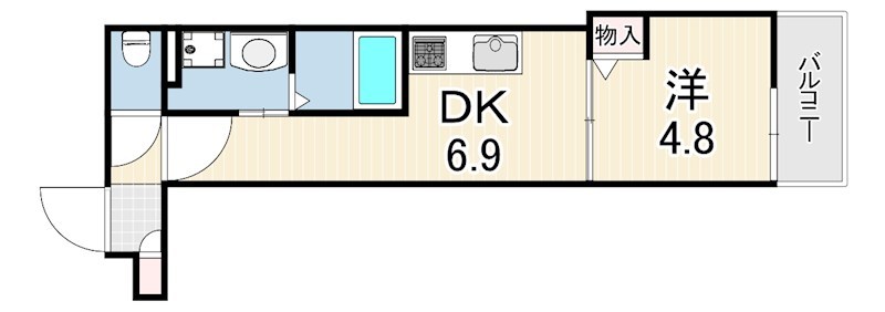 クレアール塚口1 間取り