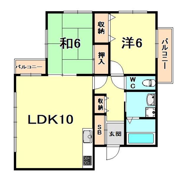 夙川アネックス3 間取り