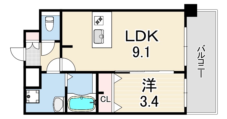 プレリス尼崎レーネヴィア 間取り