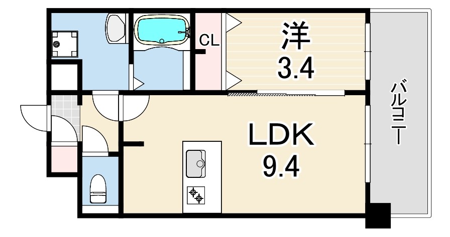 プレリス尼崎レーネヴィア 間取り