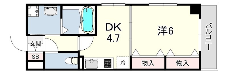 エスペランサ御影2 間取り