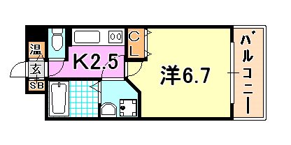 アスヴェル神戸元町 間取り