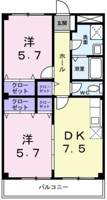 オーク伊川 間取り