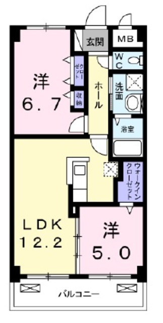 ヒルズ赤羽 間取り