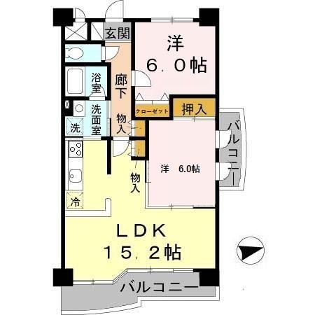 リュイール桃山台 間取り