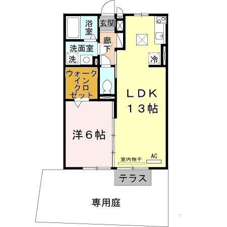 エスペランサ二見 B棟 間取り