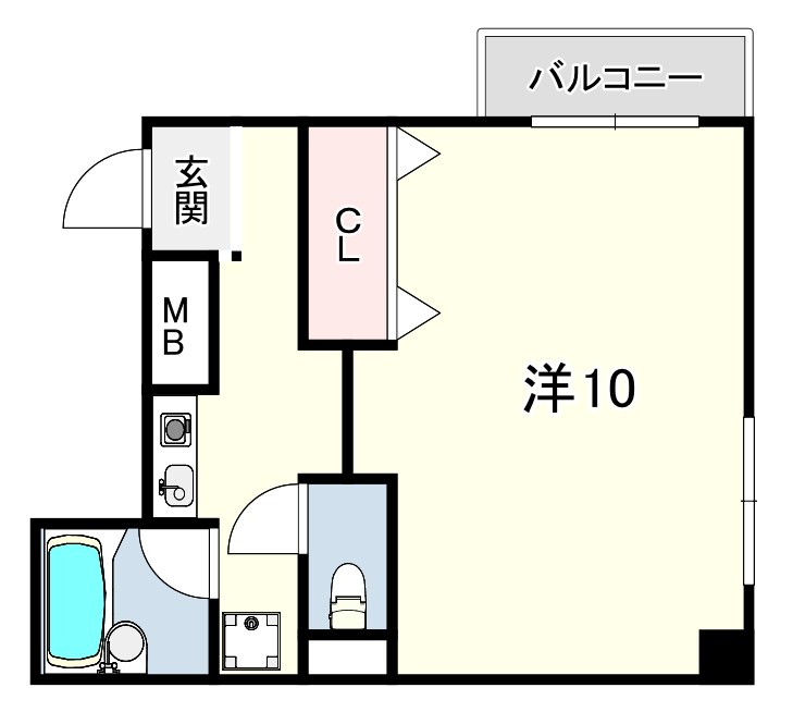 兵庫県神戸市中央区琴ノ緒町３丁目 間取り