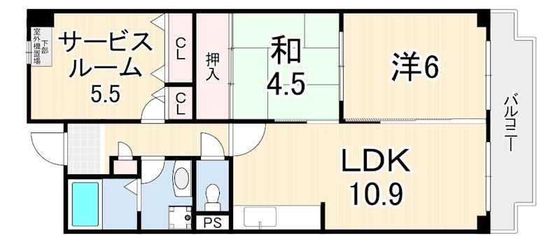 オルテンシアKOBE 間取り