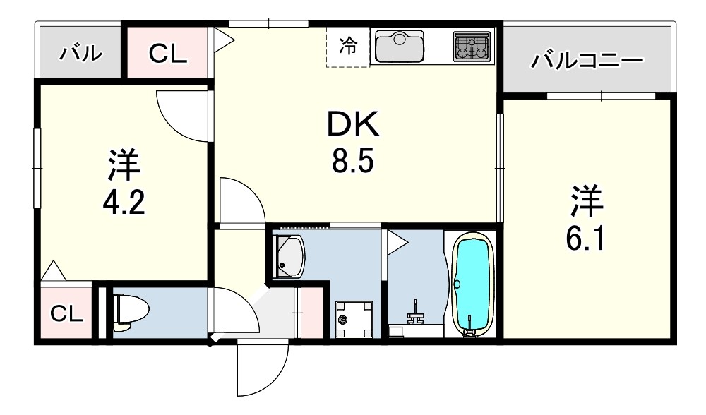 THE RESIDENCE 大庄西町 間取り