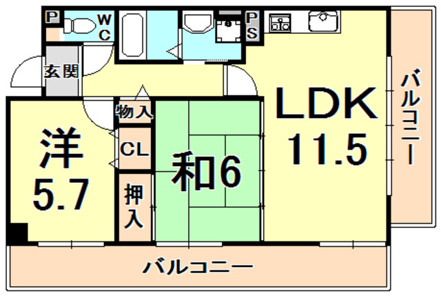 フルーレットコート 間取り