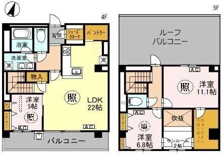 シー・クリサンス西岡本 間取り