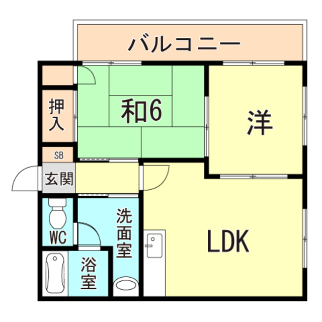 クレール恵彩 間取り