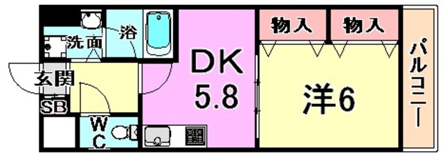 エスペランサ御影2 間取り