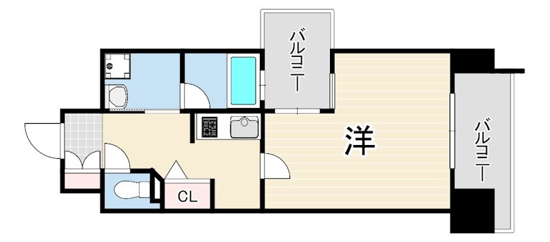 ベルフェリーク新神戸 間取り