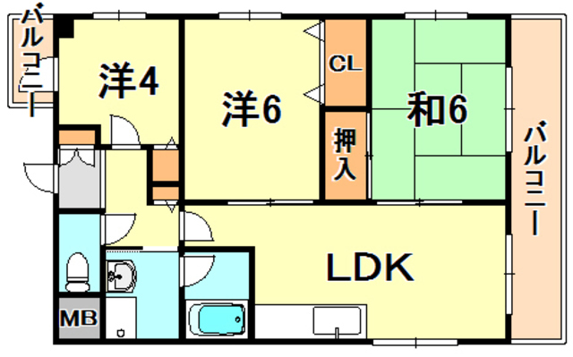 兵庫県神戸市垂水区東垂水１丁目 間取り