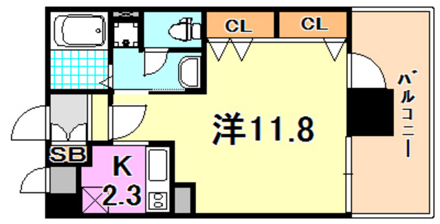 アドバンス神戸湊町 間取り