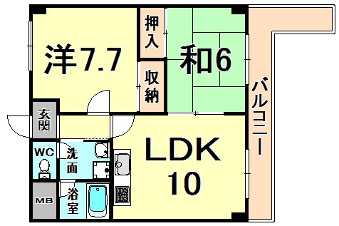 アビタ・コア1 間取り