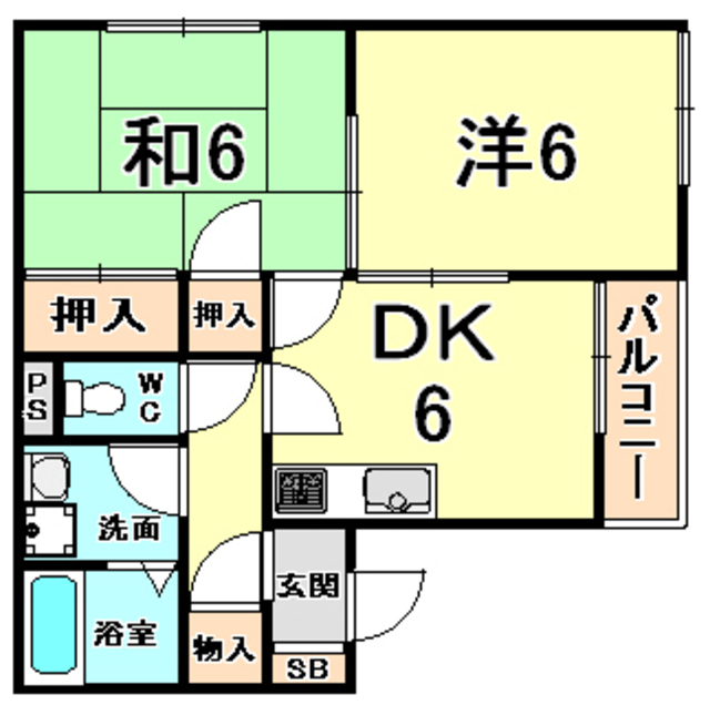 兵庫県尼崎市神田北通６丁目 間取り