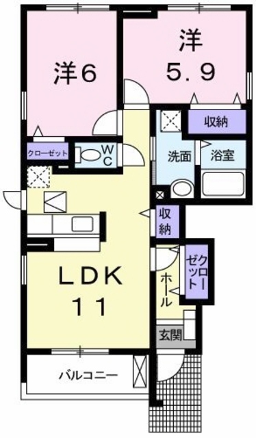 カレット カーサ 間取り