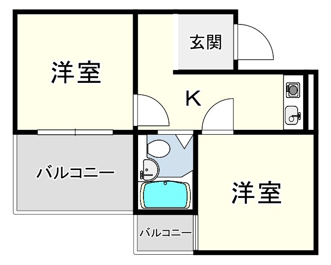 アメニティ東神戸 間取り