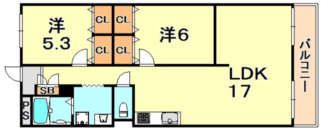 フルール星が丘 間取り