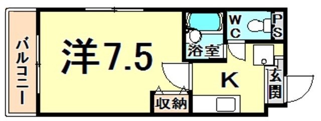兵庫県西宮市鳴尾町３丁目 間取り