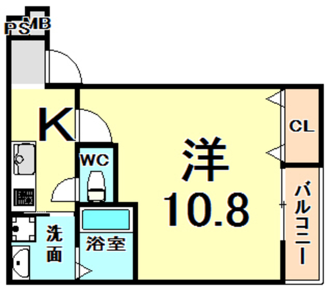 フジパレス西本町5番館 間取り