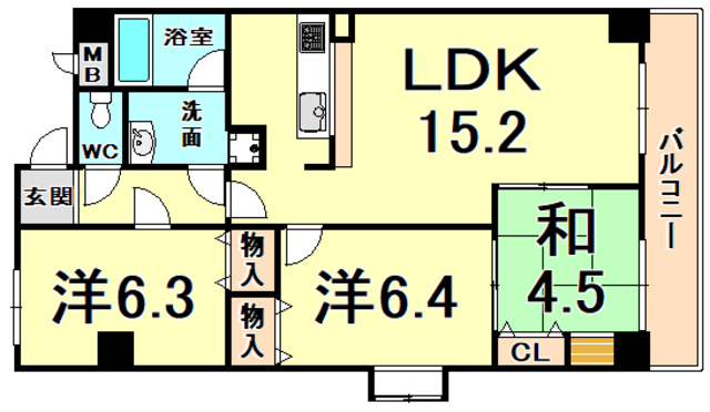 甲子園ガーデンハウス 間取り