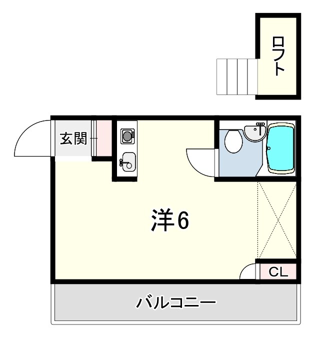 サンパレス21東園田2 間取り