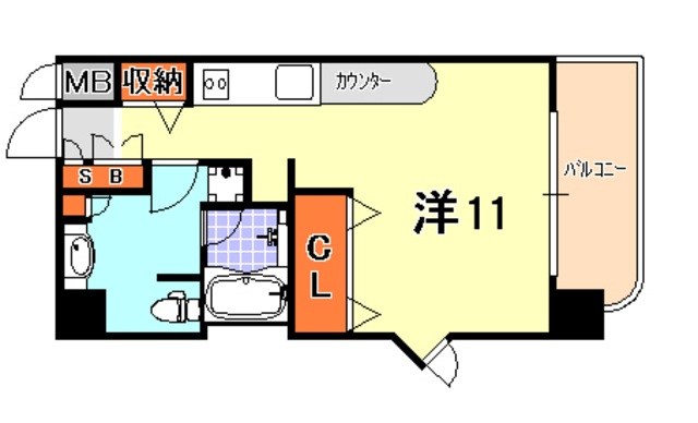 オークメゾン新神戸 間取り