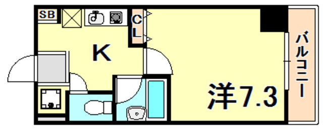 アルパ三宮 間取り