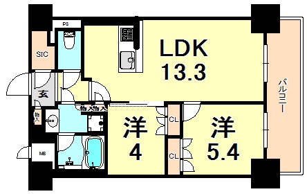 ブランシエスタ西宮 間取り