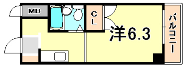 アーチ立花2 間取り
