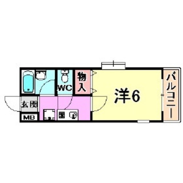 アルファコート  間取り