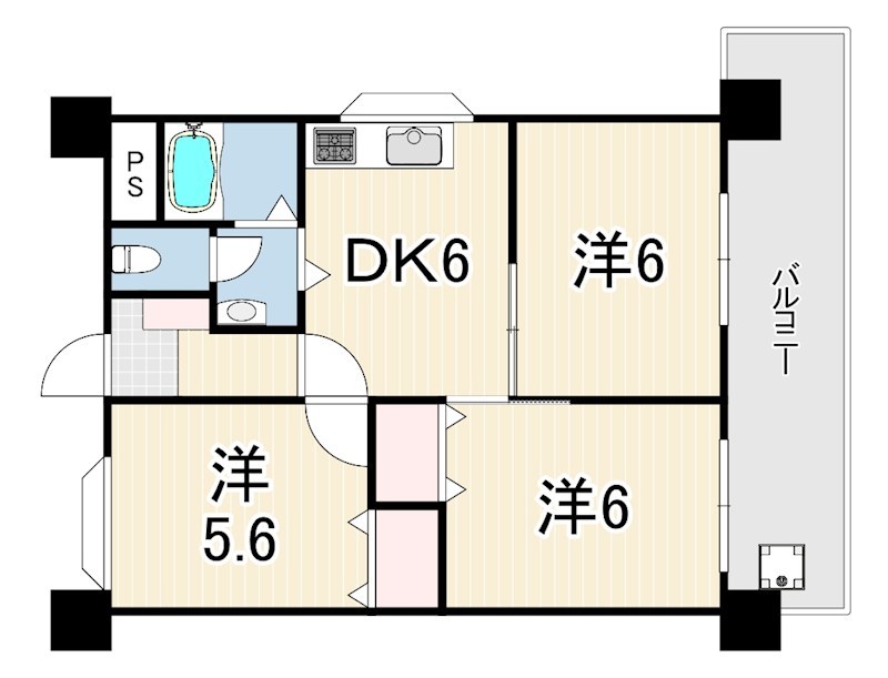 甲南セゾン東灘 間取り