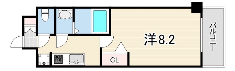 アドバンス神戸マリス1 間取り