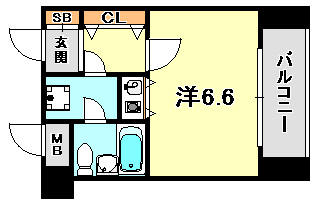 朝日プラザツインテージ神戸EAST 間取り