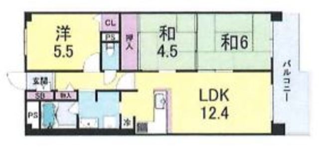 コープ野村高取台 間取り