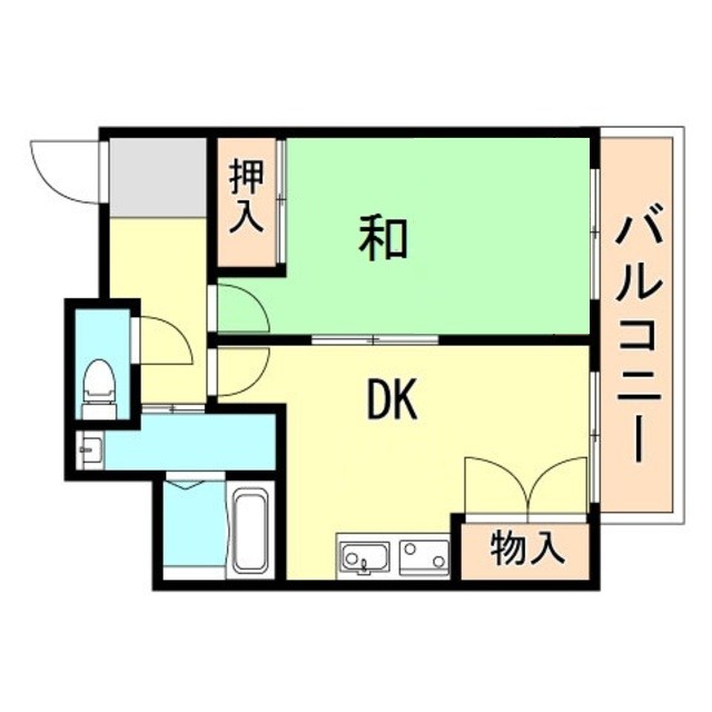 エフアール板宿 間取り