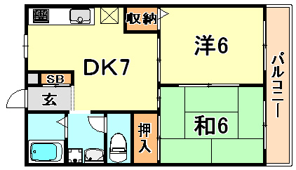 ハイツRISA 間取り