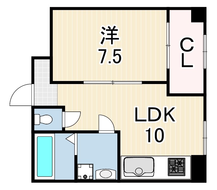 鶯橋マンション 間取り