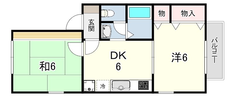 兵庫県神戸市長田区大谷町１丁目 間取り