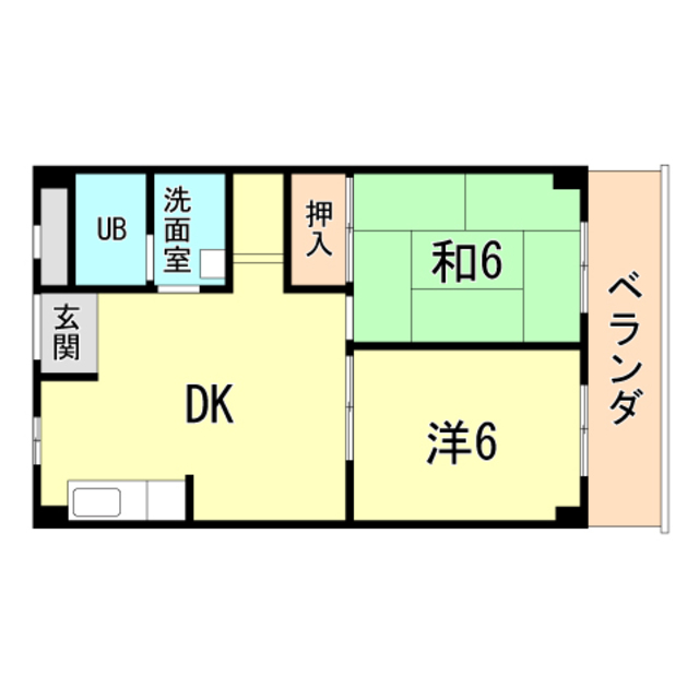 兵庫県神戸市長田区房王寺町７丁目 間取り