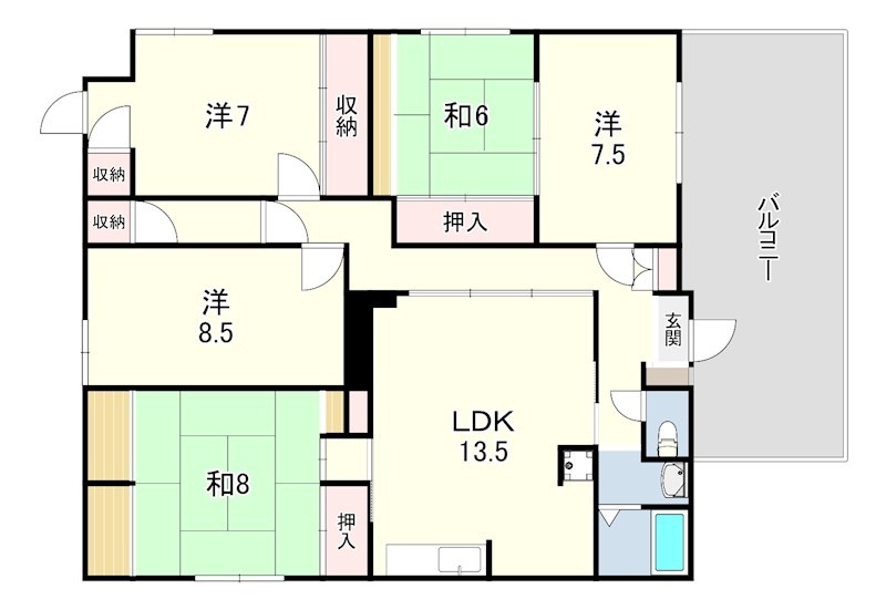 鶯橋マンション 間取り