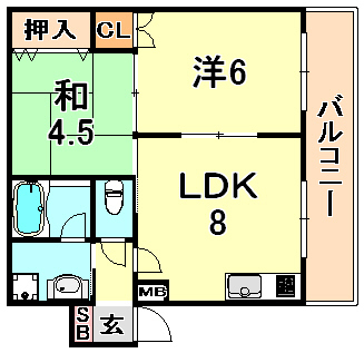 TAKAOマンション 間取り