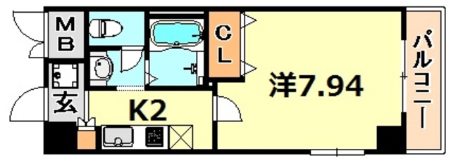 ラ・フォンテ神戸長田 間取り