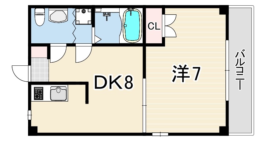 兵庫県神戸市長田区菅原通２丁目 間取り